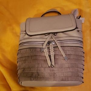 Francesca's fringe backpack style bag.